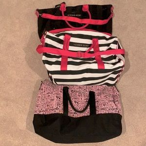 Victoria’s Secret duffel bags